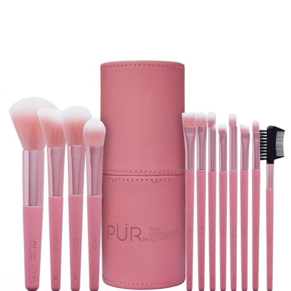 Pur Pink Makeup Brush Set - Picture 1 of 3